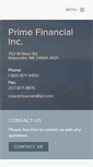 Mobile Screenshot of primefinancial.biz