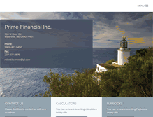 Tablet Screenshot of primefinancial.biz
